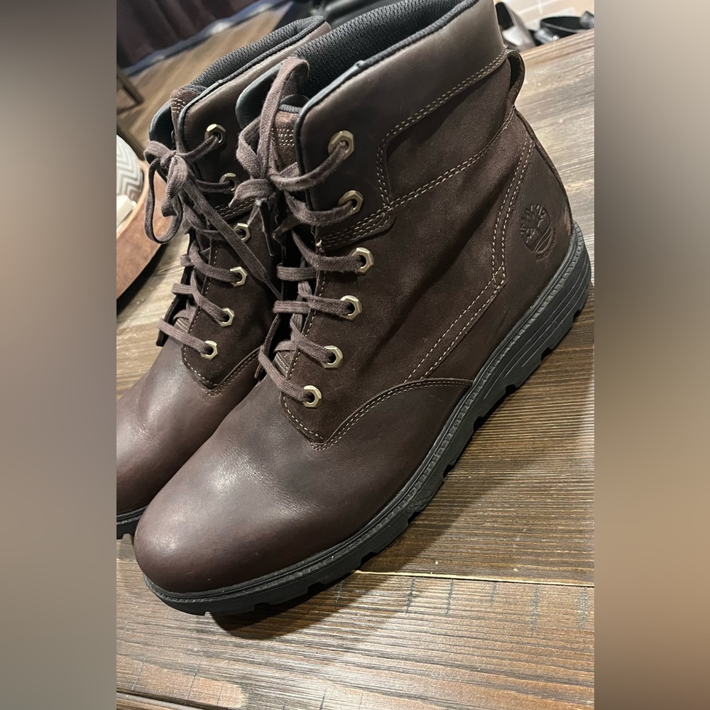 Timberland Men’s Brown Boots Size 13 Great With Jeans & Worn Only Once, Like New